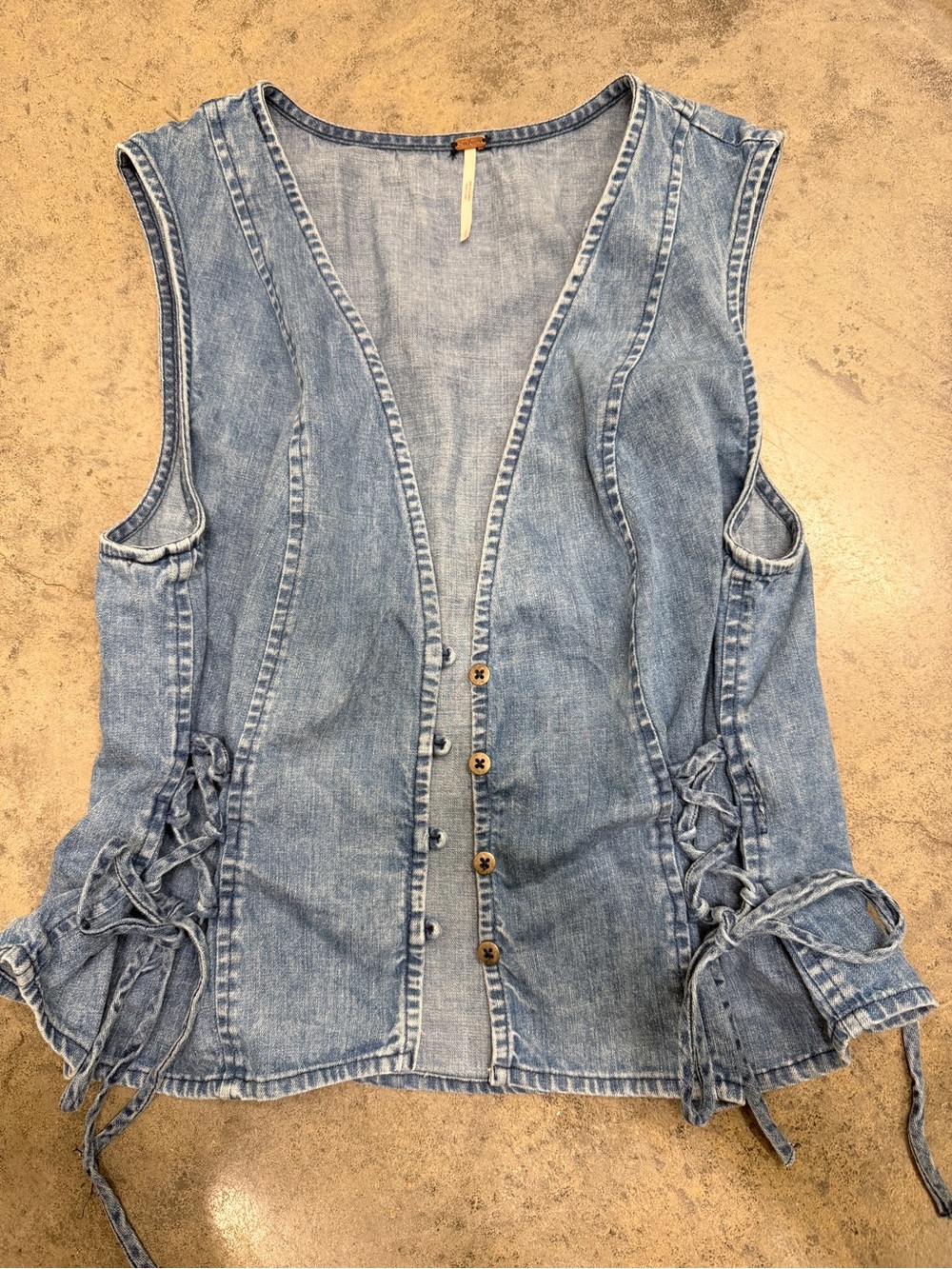 Free People Lala Lace up vest - Picture 5 of 9